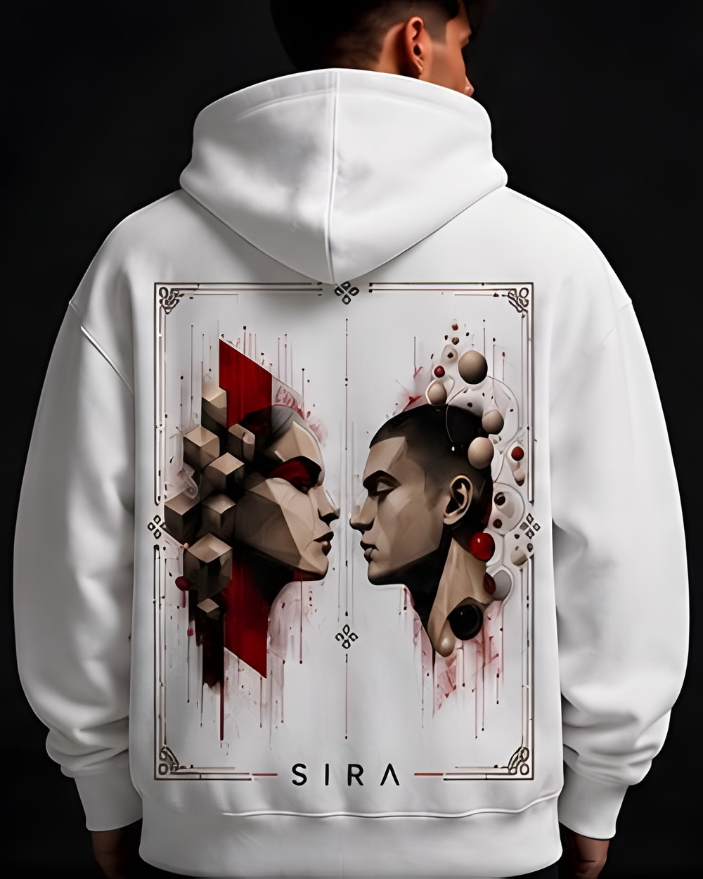 Print DUALITY SIRA — două chipuri față în față